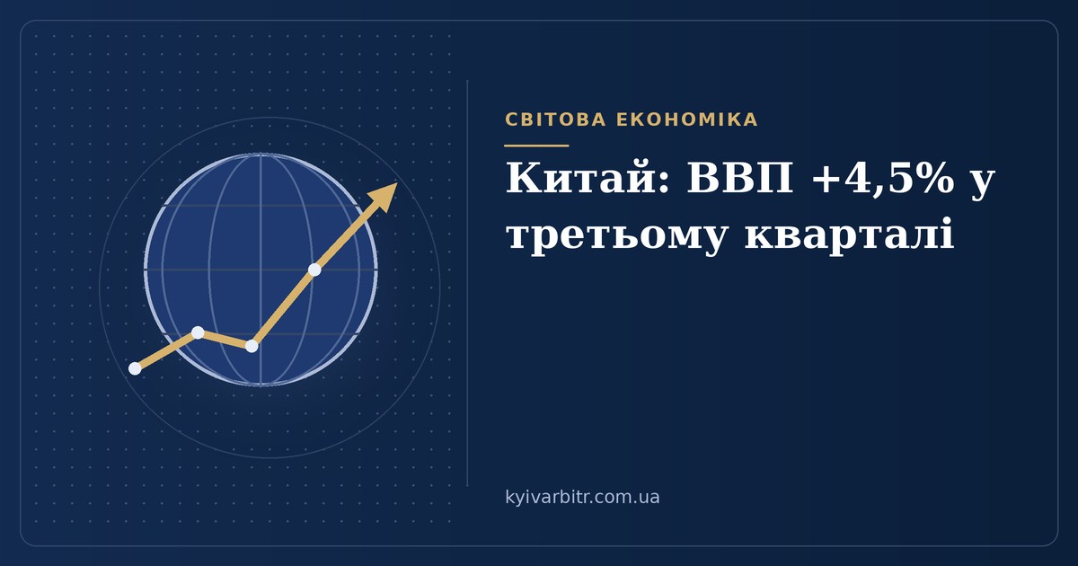 Ілюстрація: глобус із лініями потоків і зростаючий графік