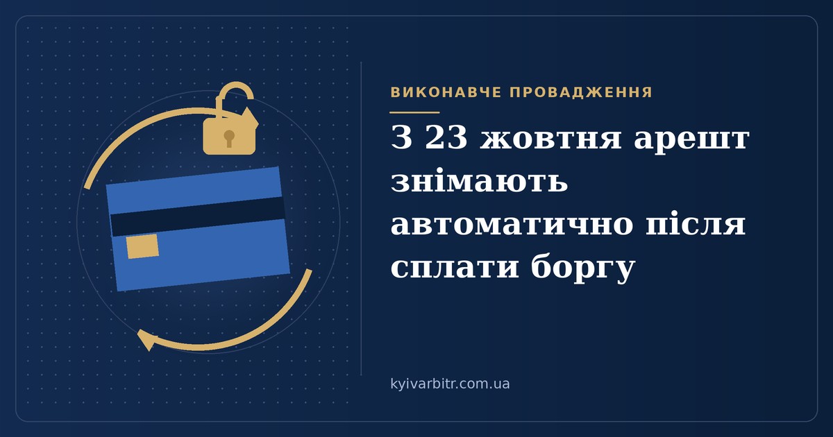 Ілюстрація: відкритий замок на банківській картці та колова стрілка автоматизації
