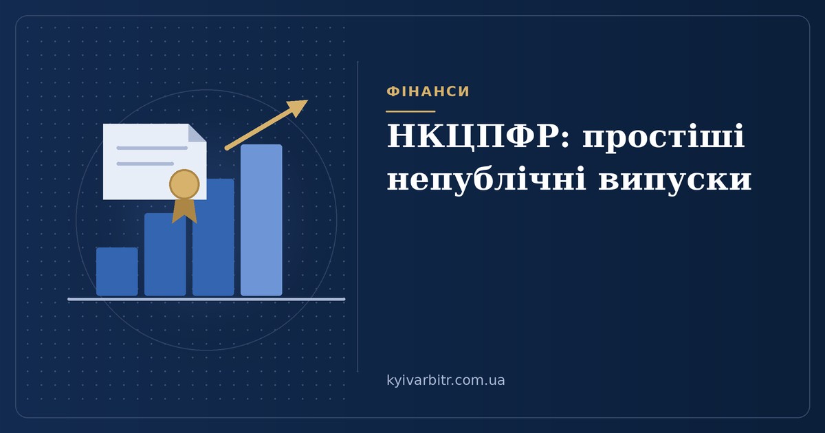 Ілюстрація: сертифікат цінного папера зі стрічкою та сходинки вгору